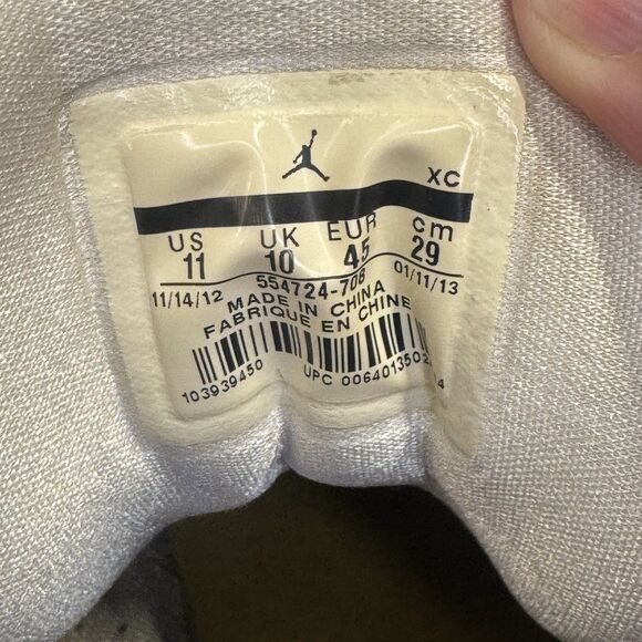 Nike Air Jordan 1 Mid Lakers Kobe Yellow/Purple 554724-708 Men’s Size 11 - Picture 9 of 15